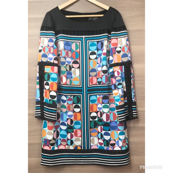 Laundry By Shelli Segal Dresses & Skirts - Laundry by Shelli Segal Enamel Blue Shift Dress